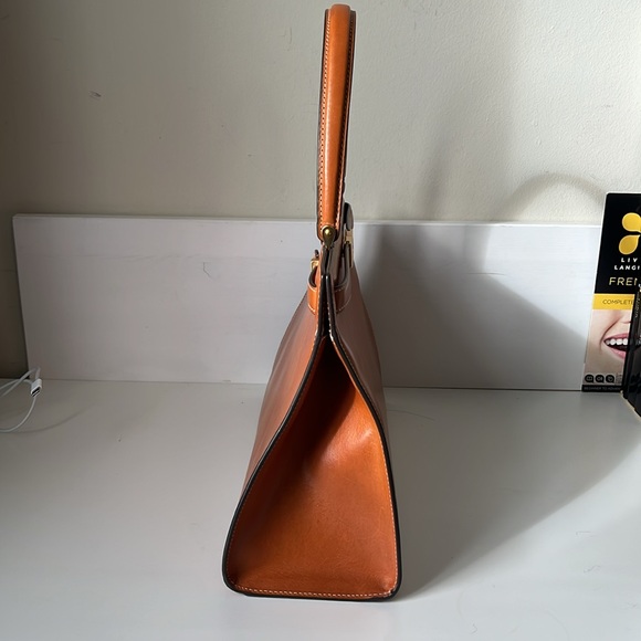 SOLD - RARE Tory Burch - Large Lee Radziwill Natural Vachetta - Runway Item - Picture 10 of 16